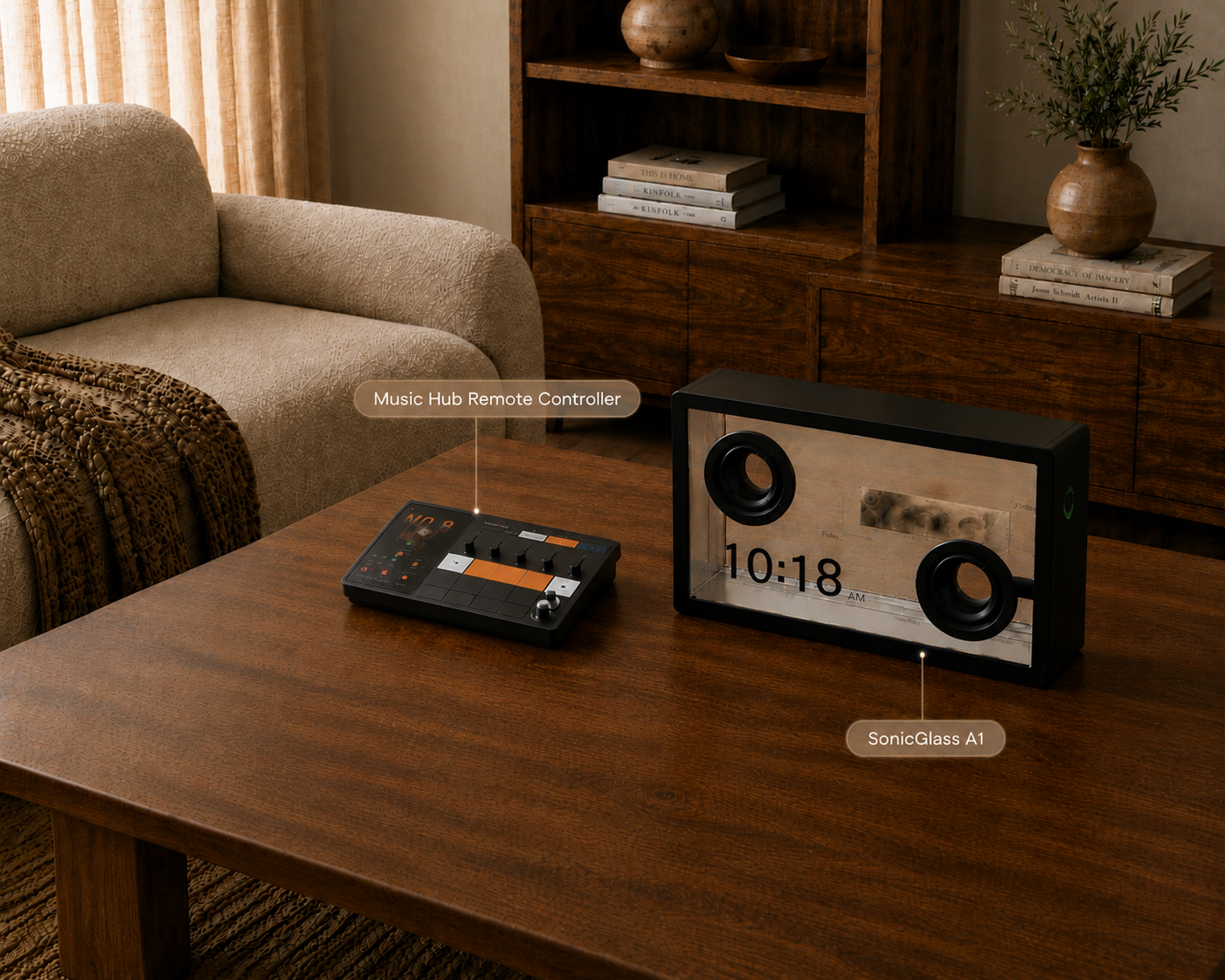 MorningBlues Lyric SonicGlass A1 Speaker