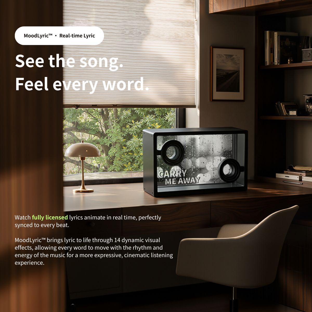 MorningBlues Lyric SonicGlass A1 Speaker