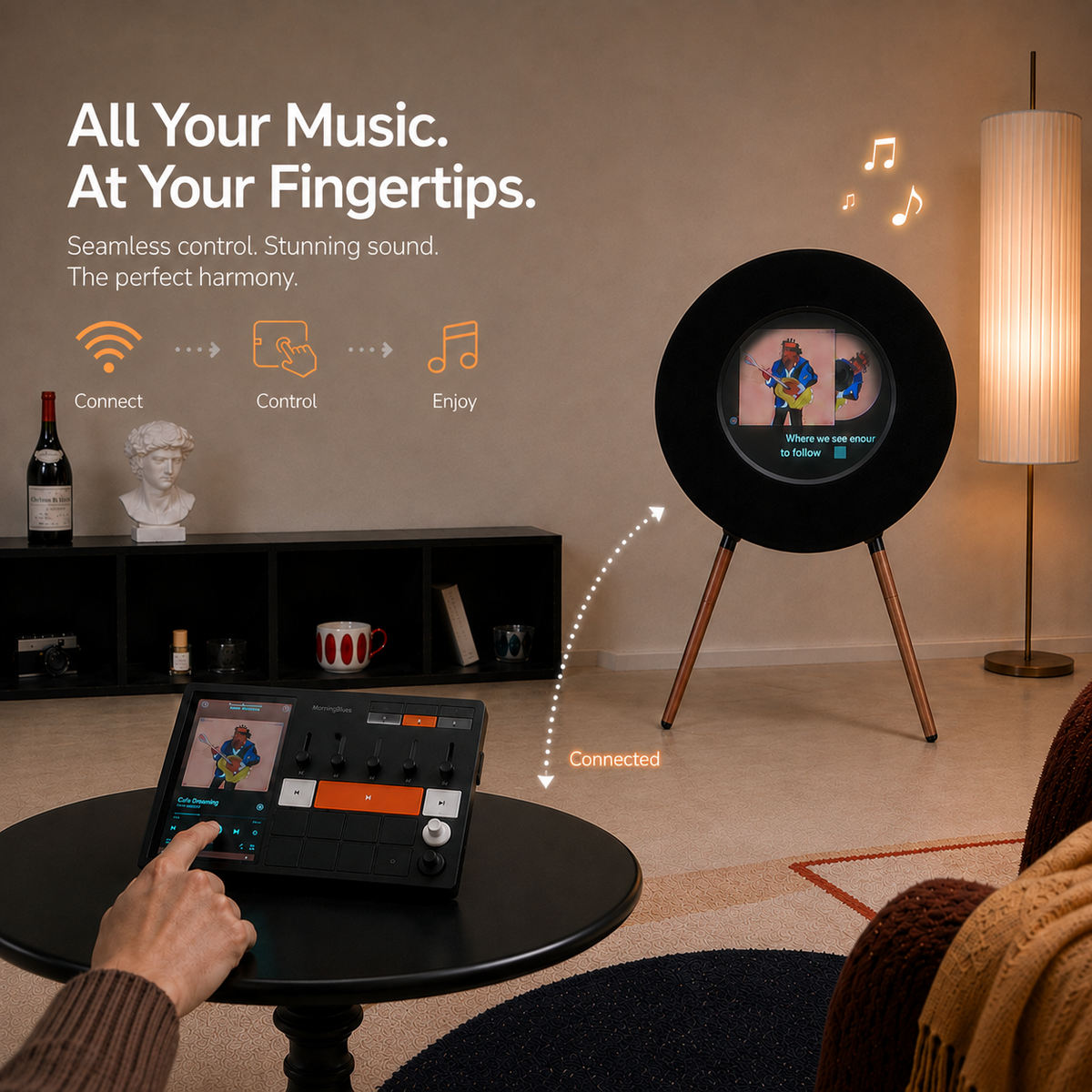 Visual Hi-Fi R1 Speaker & Smart Control HUB Set