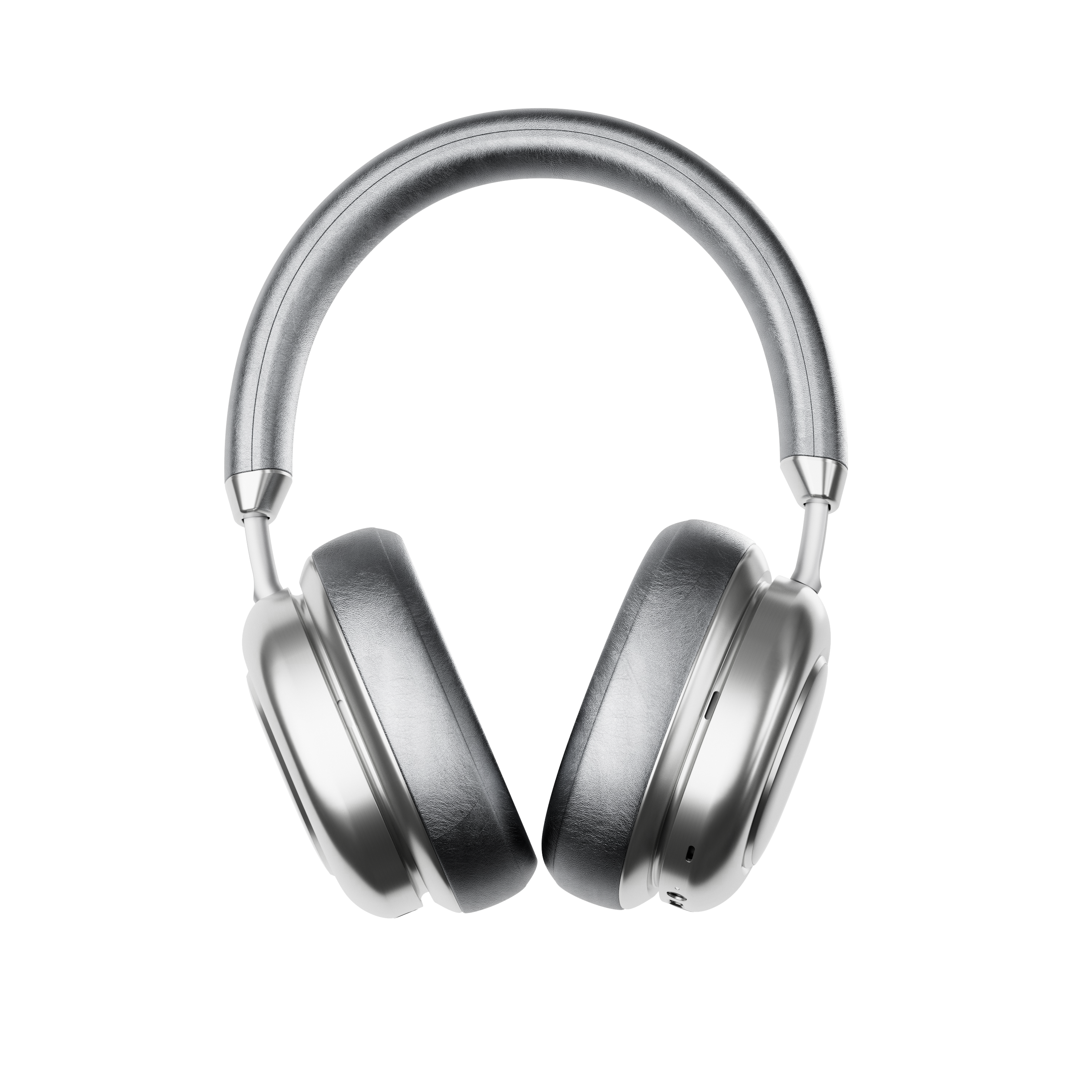 Silver MorningBlues Headphones VWS X1 over-ear wireless headphones with cushioned ear pads and padded headband