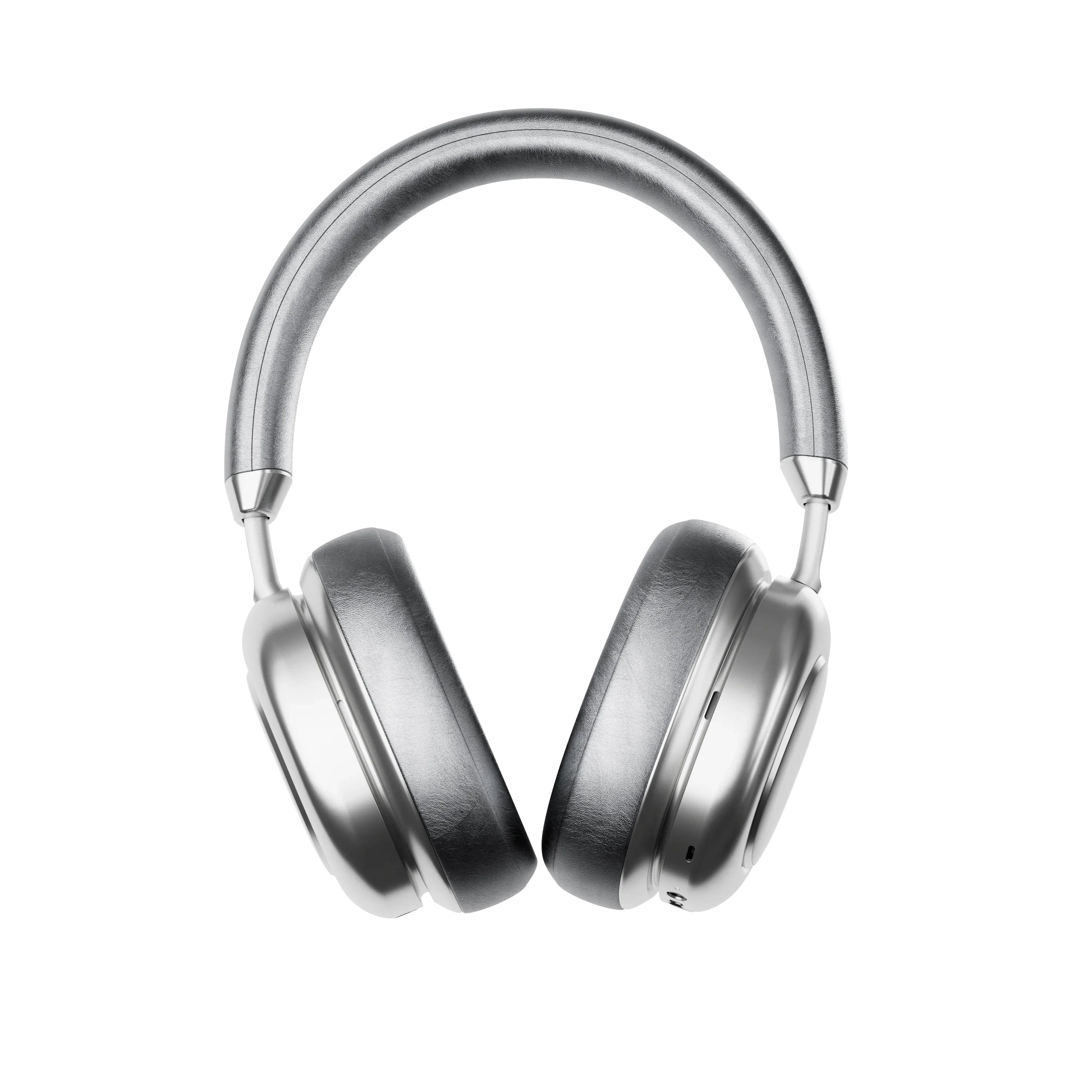 Silver MorningBlues Headphones VWS X1 over-ear wireless headphones with cushioned ear pads and padded headband