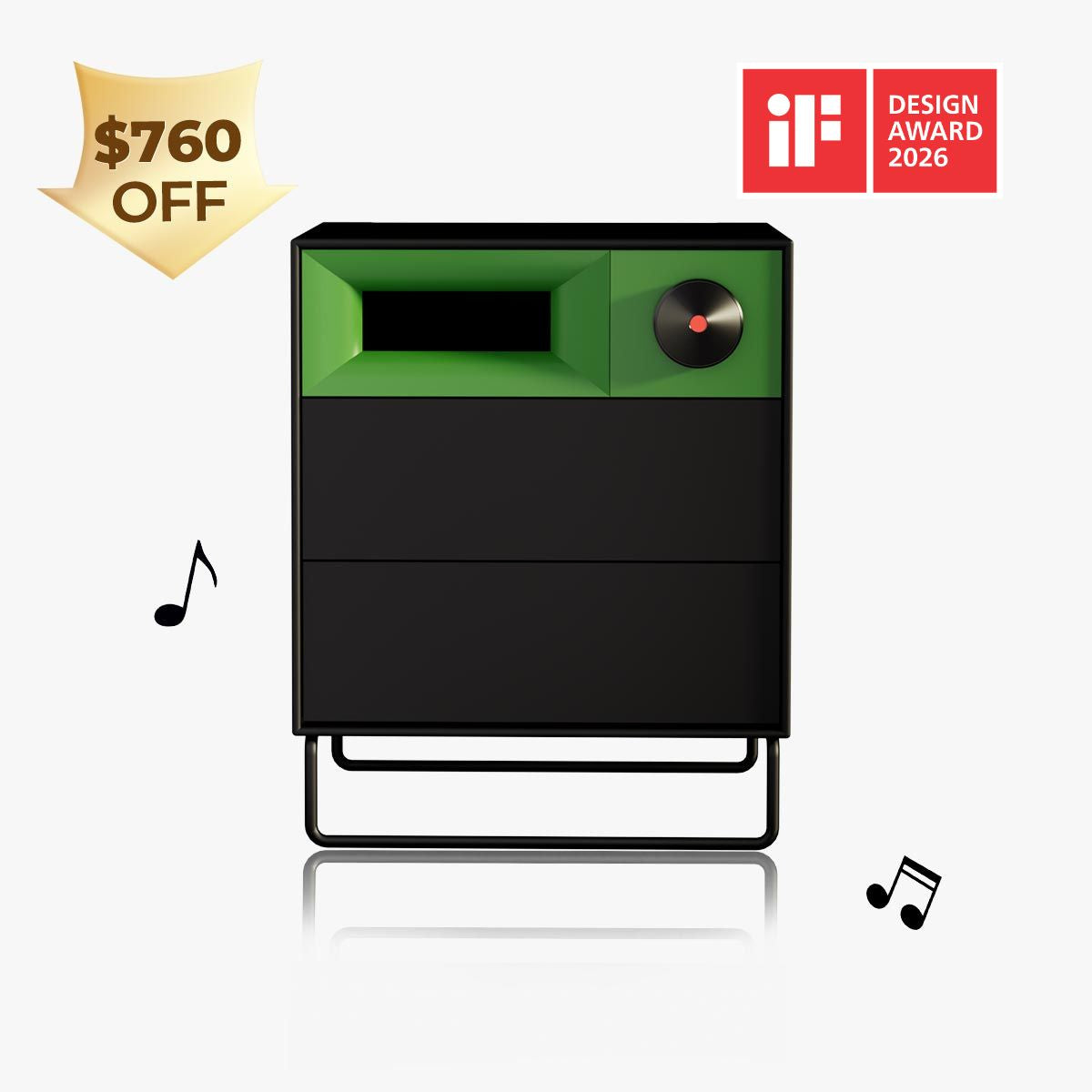 MorningBlues Cabinet S1 Stereo Nightstand Speaker