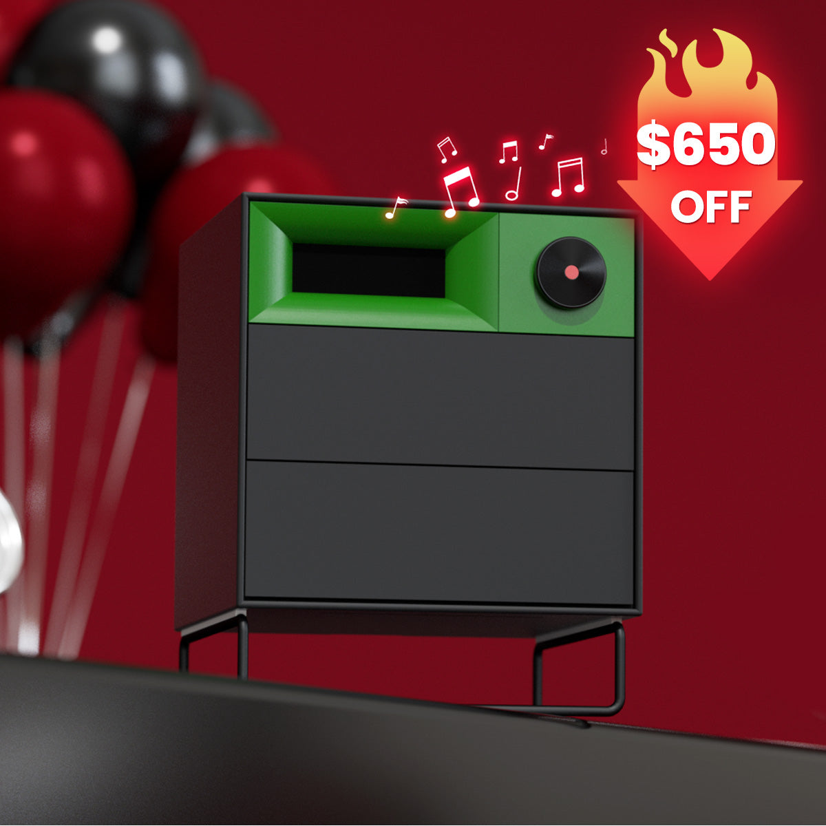 MorningBlues Stereo Nightstand Speaker S1