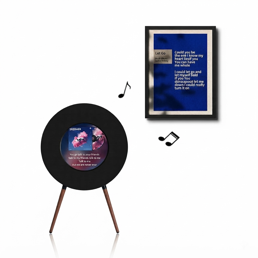 MorningBlues MBMSP03 リリックスピーカー Bluetooth Morningblues Album Lyrics Speaker R1 | Home Audio Bluetooth System