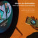 MorningBlues album art animation with wireless speaker and smartphone display, modern home decor