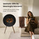 MorningBlues Record R1 stylish vinyl record player with tripod stand in modern living room setting