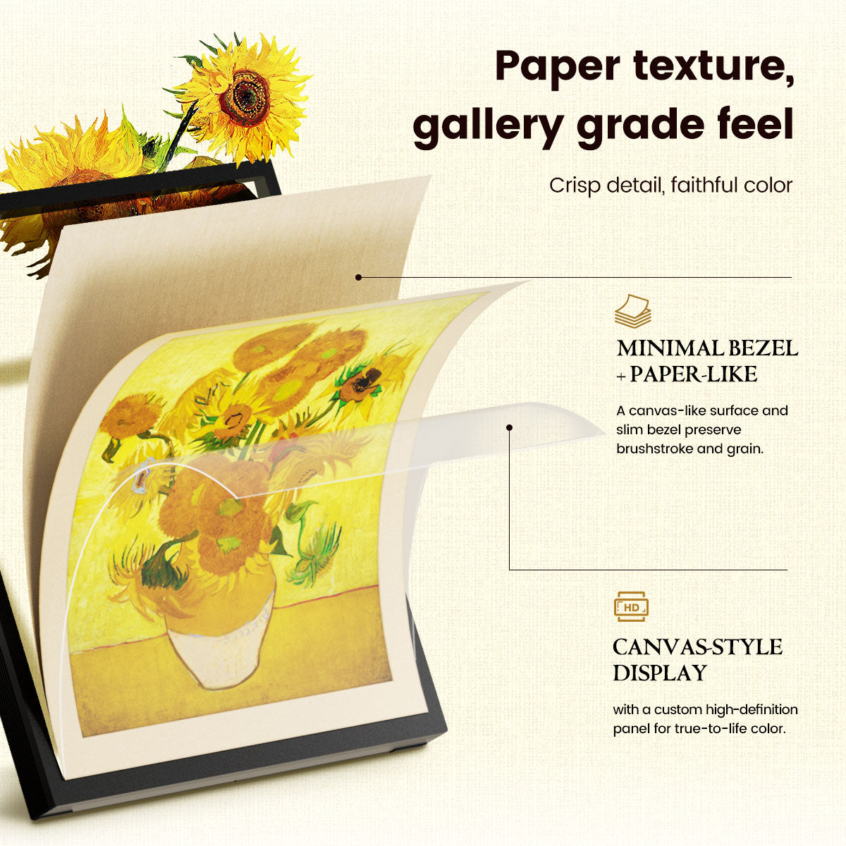 Morningblues Gallery T2 Lyrics Portrait Speaker | Digital Frame
