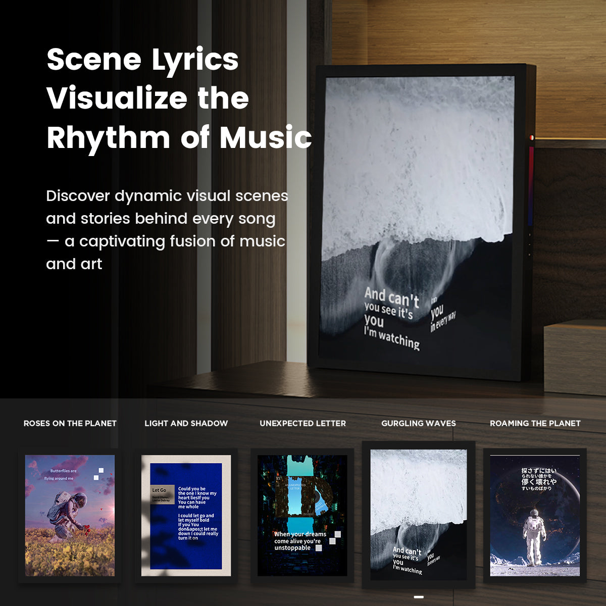 MorningBlues Stereo Frame Lyrics Speaker T2