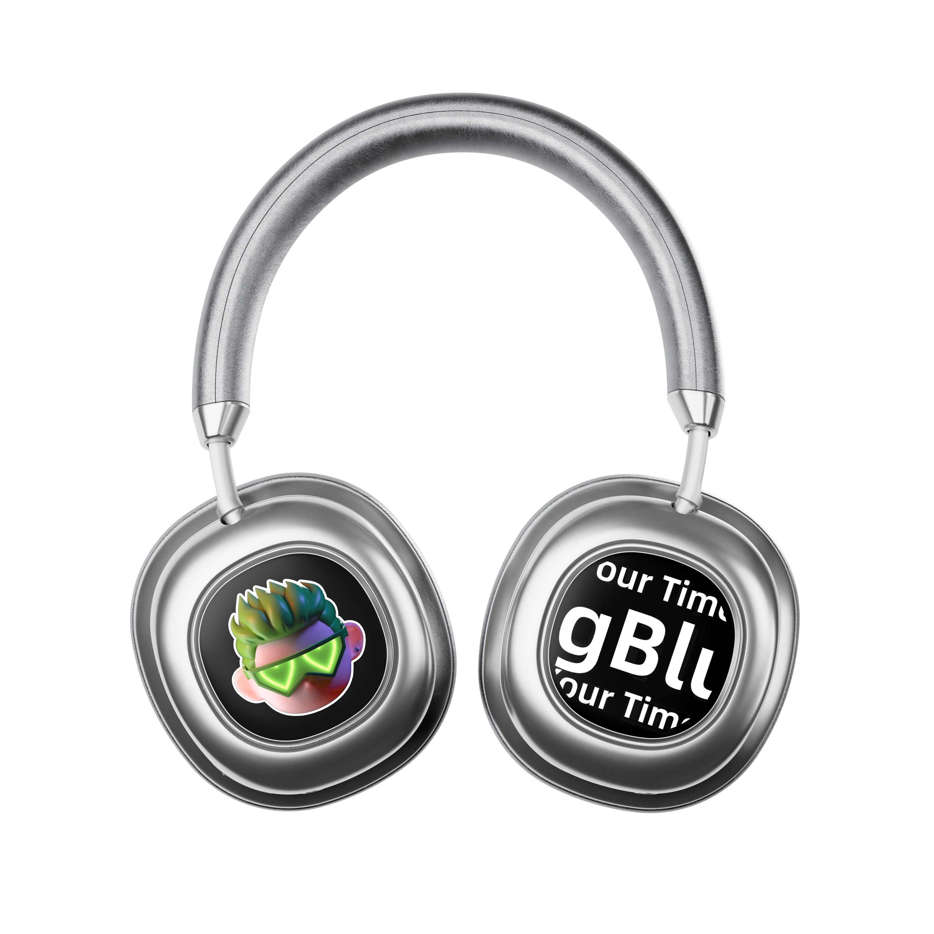 MorningBlues Headphones with OLED Screen,NFC,Noise-cancelling-VWS X1